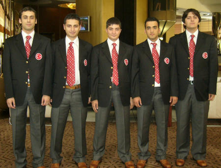 Turkish men's team IM Umut Atakisi IM Mert Erdogdu IM Kivanc Haznedaroglu