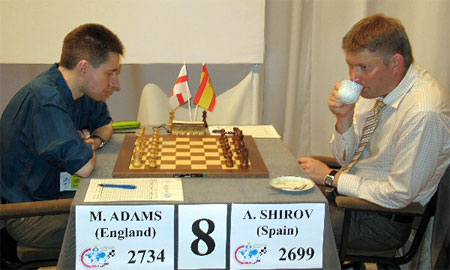 Shirov (rechts)
