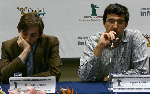 Grischuk en Kramnik