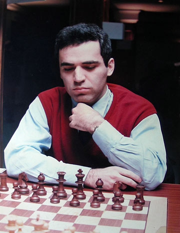 Garry Kasparov at Linares 1991
