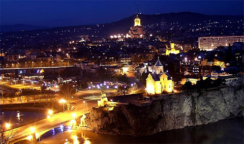 The Georgian city of Tbilisi where the European Women's Championship might