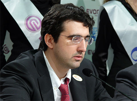 Kramnik needs to find answers. Photo by Frederic Friedel.