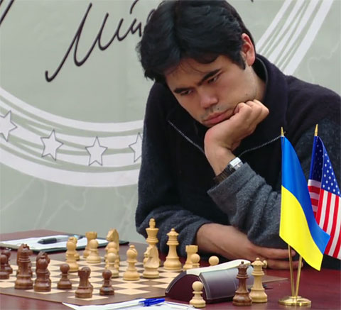 Hikaru Nakamura could not get by a relentless Vassily Ivanchuk.